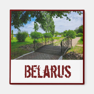 Belarus Беларусь Lepel Landskapsnatur Magnet
