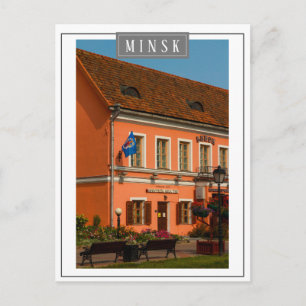 Belarus Беларусь Minsk Минск Arkitektur Postkort Vykort