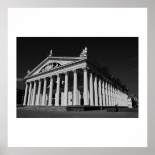 Belarus Беларусь Minsk Мінск Arkitektur Affisch