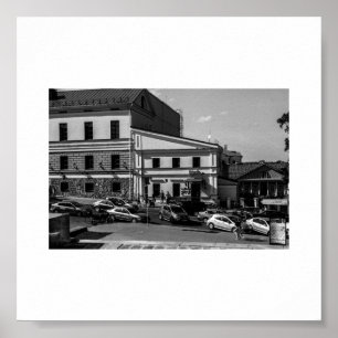 Belarus Беларусь Minsk Мінск Arkitektur Affisch