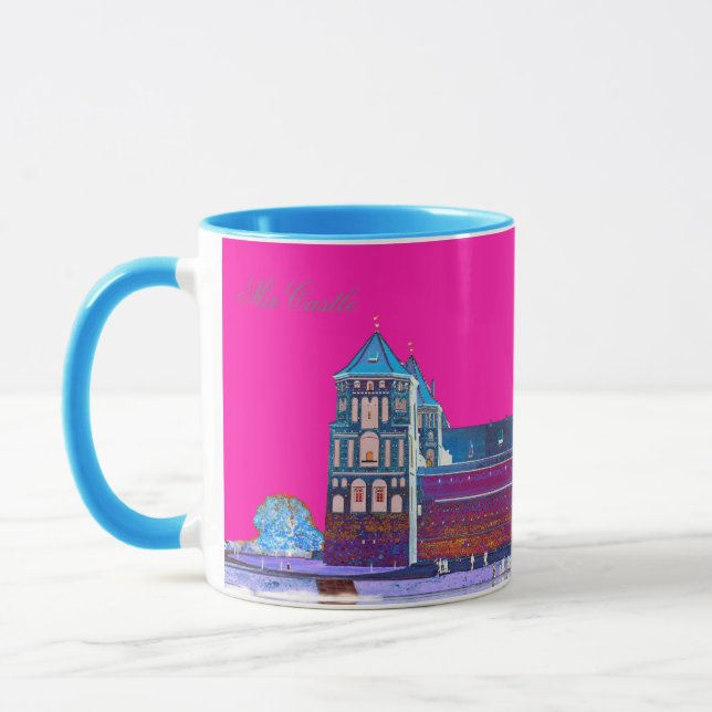 Belarus Беларусь Mir Slott Kaffe Mugg Kop (Vänster)