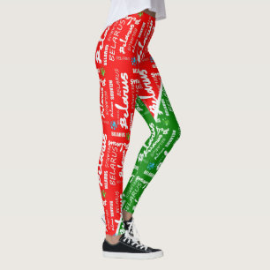Belarus Беларусь Nationella Majblommeleggings Leggings