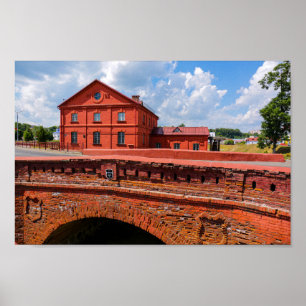 Belarus Беларусь Orsha Орша Arkitektur Affisch