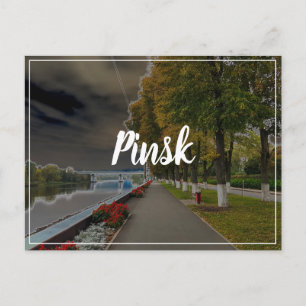 Belarus Беларусь Pinsk Пінск Пинск Julkort Vykort