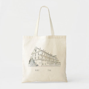 Belarus Беларусь Pinsk Пінск Пинск Sketch Tote-väs Tygkasse