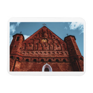 Belarus Беларусь Synkavichy kyrka Arkitektur Magnet