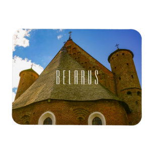 Belarus Беларусь Synkavichy Kyrka Arkitektur Magnet