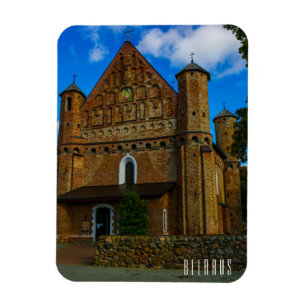 Belarus Беларусь Synkavichy Kyrka Arkitektur Magnet