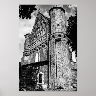 Belarus Беларусь Synkavichy Kyrka Arkitektur Poster