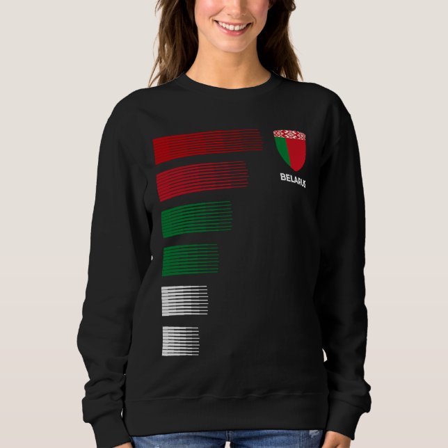 Belarus Flag Emblem Patriotic Belarusian National  T Shirt (Framsida)