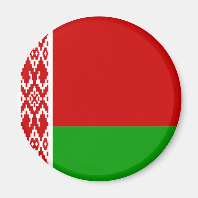 belarus flagga magnet (Framsidan)