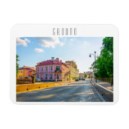 Belarus Grodno Cityscape City Architecture Magnet
