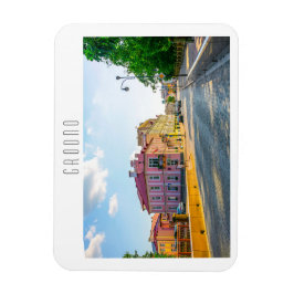 Belarus Grodno Cityscape City Architecture Magnet