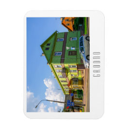 Belarus Grodno Cityscape City Architecture Magnet