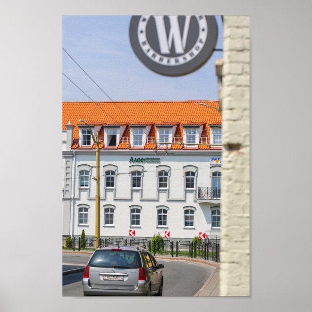 Belarus Grodno Cityscape City Architecture Poster (Framsidan)