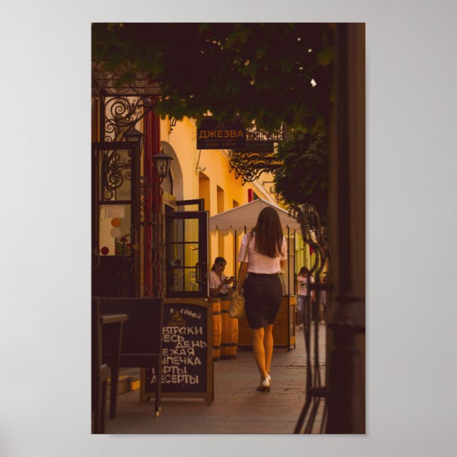 Belarus Grodno Cityscape City Architecture Poster (Framsidan)