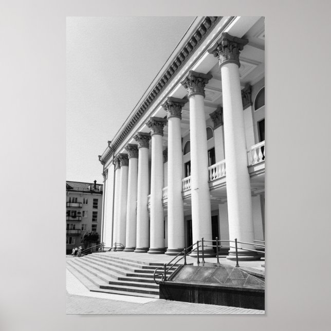 Belarus Grodno Cityscape City Architecture Poster (Framsidan)