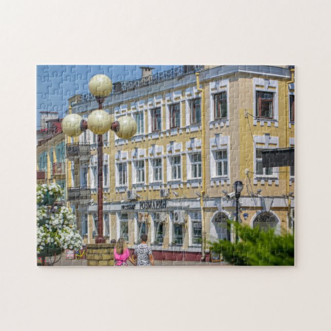 Belarus Grodno Cityscape City Architecture Pussel (Horisontell)