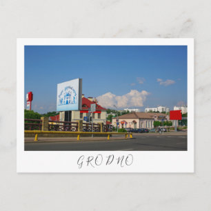 Belarus Grodno Cityscape City Architecture Vykort