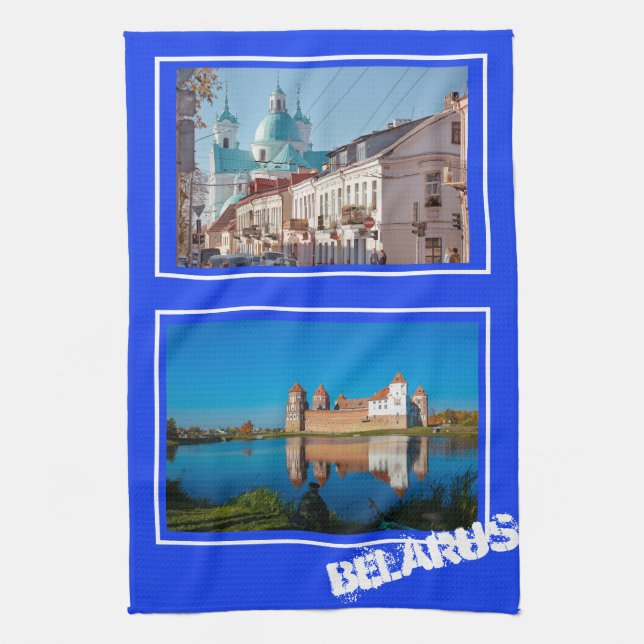 Belarus Grodno Mir Castle Architecture Kökshandduk (Vertikal)