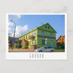 Belarus Grodno Stadspanorama Stad Arkitektur Vykort