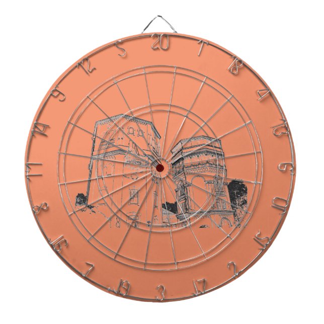 Belarus Grodno vattentorn Darttavla (Framsidan)