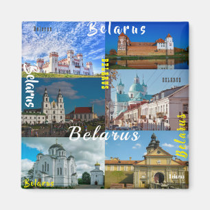 Belarus Minsk Grodno Mir Arkitektur Magnet