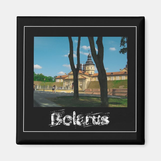 Belarus Niasviž Nesvizh Palace Architecture Magnet (Framsidan)