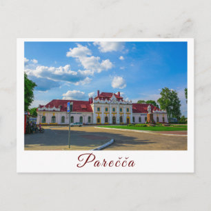 Belarus Porechye Parecca Arkitektur Station Vykort