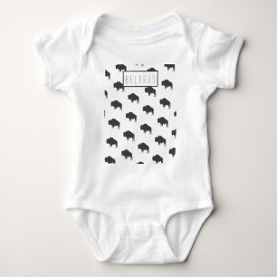 Belarus Vitryska Bison Зубр Беларусь Kombinezon T Shirt