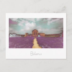 Belarus Vitryska postkort från Ruzjany slott Vykort