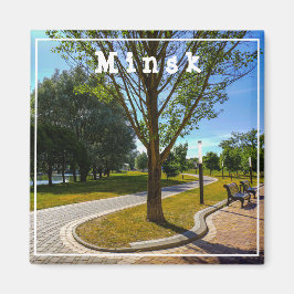 Belarus Vitrysland Minsk Minsk Natur Sceneri Magne Magnet