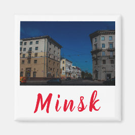 Belarus Vitrysskap Minsk Мінск Минск Magnet