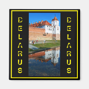 Belarus Vitryssland Mirs slott Arkitektur Magnet