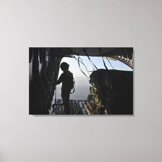 Belastare för den amerikanska Luft Force-styrkan Canvastryck (Framsida)