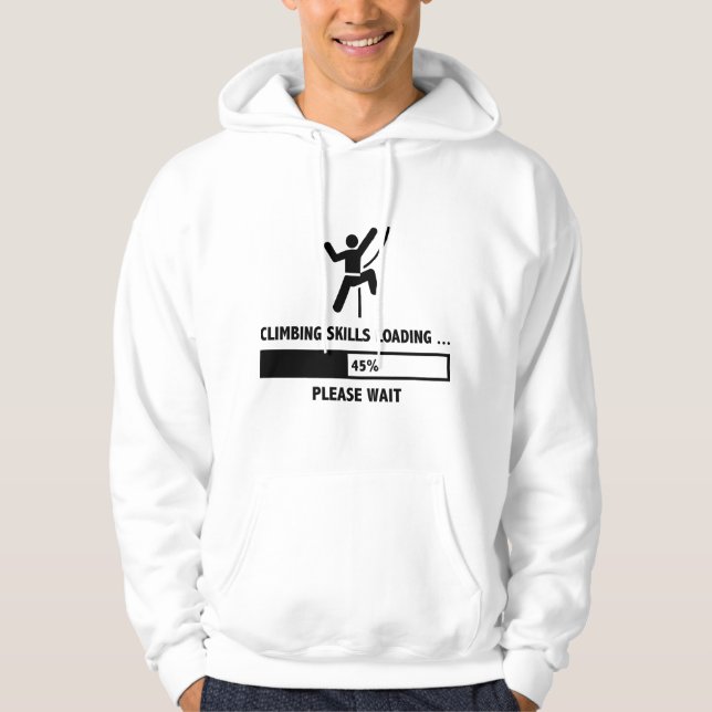 Belastning av klimatfärdigheter hoodie (Framsida)