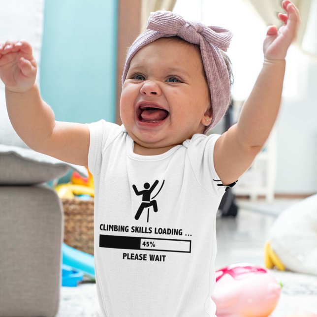 Belastning av klimatfärdigheter t shirt (Climbing Skills Loading Bodysuit)