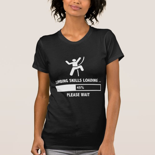 Belastning av klimatfärdigheter tee shirt (Framsida)