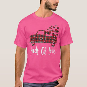 Belastningar av rödfärgade Alla hjärtans Kärlekarn T Shirt