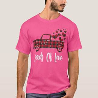 Belastningar av rödfärgade Alla hjärtans Kärlekarn T Shirt
