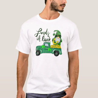 Belastningar från Tur Lastbil Gnome St patrick's d T Shirt
