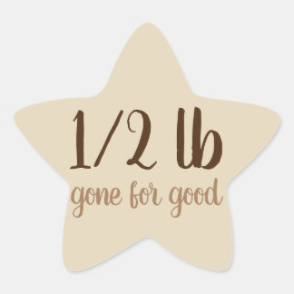 Belastningsförlusträtare Stjärnformat Klistermärke