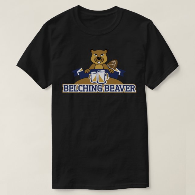 Belching Beaver Brewery Logo 11 Classic T-Shirt (Design framsida)