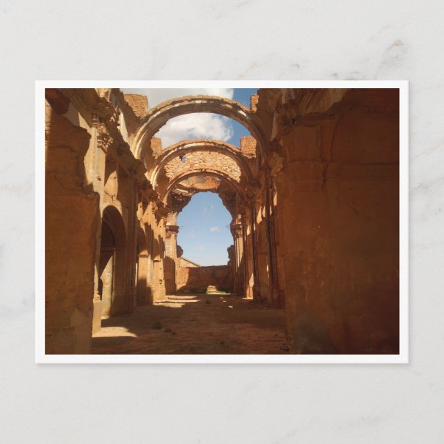 Belchite, Aragon (Spanien) Vykort (Framsida)