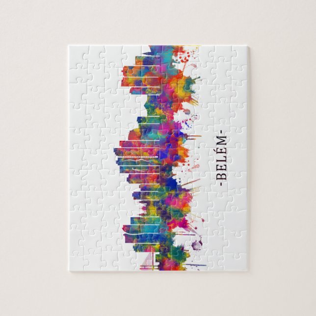 Belém Brasilien Skyline Pussel (Vertikal)