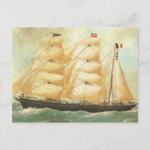 Belem, Fransk Sailing frakt, 1902 Vykort