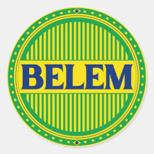 Belem stadspr Pride – Brasiliansk identitet Runt Klistermärke