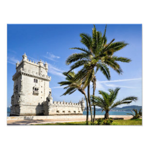 Belém Torn, Lissabon, Portugal Fototryck