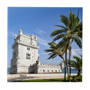 Belém Torn, Lissabon, Portugal Kakelplatta