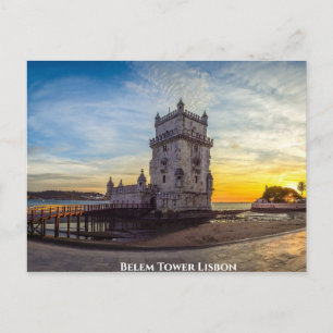 Belem Torn Lissabon Vykort